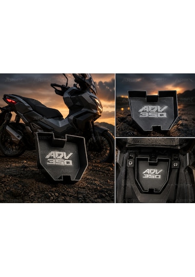 Honda Adv 350 Uyumlu Depo Kapak Altı Torpido Bagajı 2022-2025 Ekstra Saklama Alanı, Kolay Montaj Siyah Beyaz