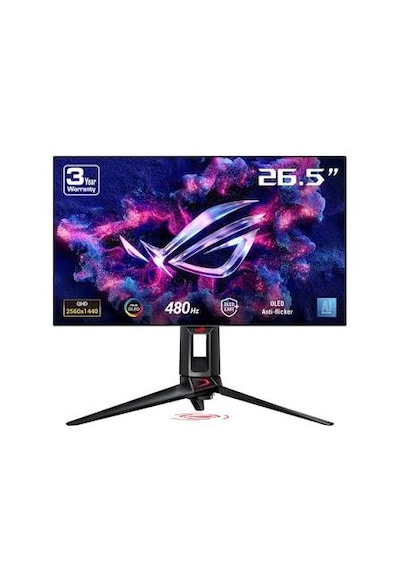 Asus 27" Rog Swift Pg27aqdp 0.03ms 480hz 1440p 2k Oled Oyuncu Monitörü