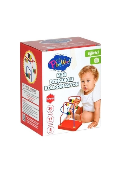 Play Wood Ahşap Mini Boncuklu Koordinasyon 372