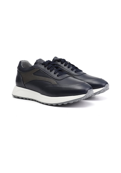 Gönderi(R) Gönderi R Erkek Lacivert Bağcıklı Hakiki Deri Sneaker Ddma83531648