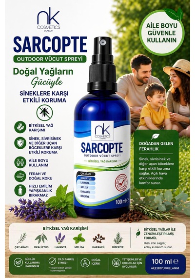 Doğal Sinek Kovucu Sprey 100 Ml Bitkisel Yağ Bazlı