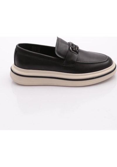 Dgn 24261 Erkek Casual Ayakkabı Siyah Antik