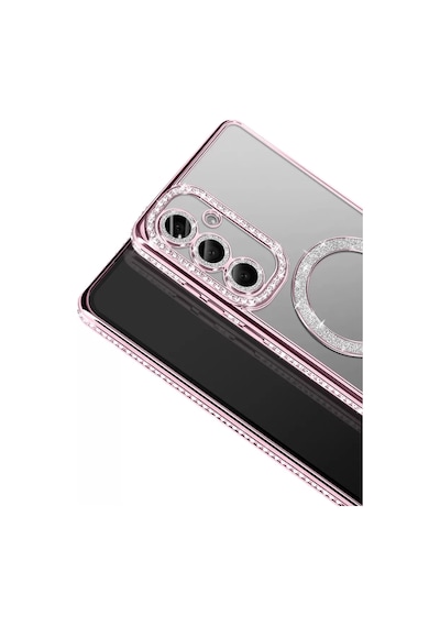 Newface Samsung Galaxy Uyumlu A57 5g Joke Simli Magneticsafe Kılıf - Pembe Diğer