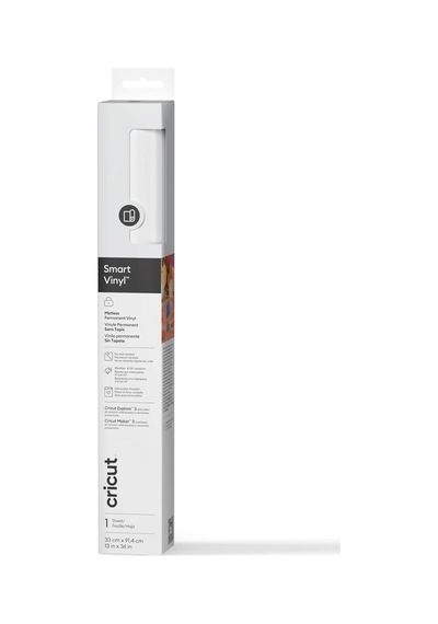 Smart Vinyl Permanent 33 X 91 Cm, 1 Yaprak Beyaz