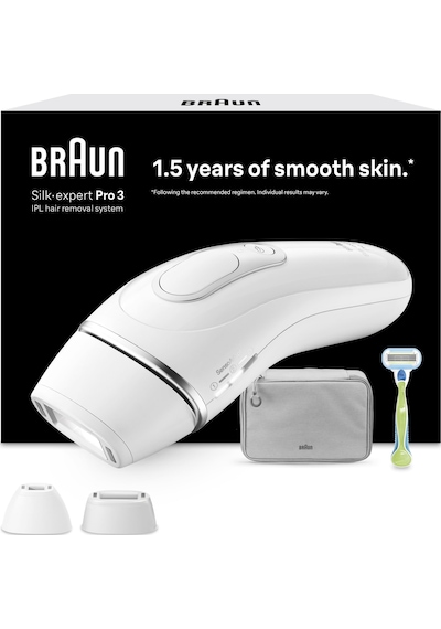 Braun Ipl Silk Expert Pro 3, Evde Tüy Alma, Çanta, Venus Tıraş Makinesi, 2 Başlık İle, Pl3122