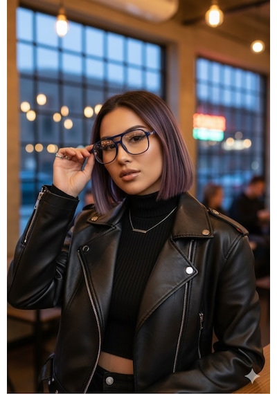 Nova Unisex Kemik Çerçeveli Mavı Işık Filtreli Okuma Gözlüğü Şık, Hafif Ve Konforlu Retro Tasarım Lacivert