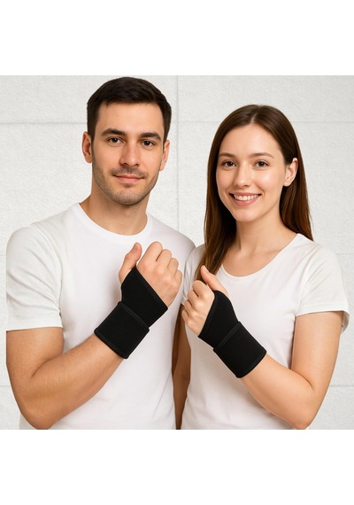 El Bilek Ateli El Bileği Ağrısı İçin Bandaj Fitness Spor Bilek Bandajı Standart