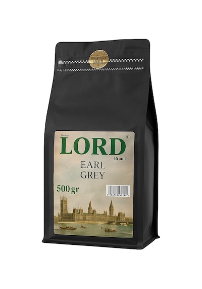 Earl Grey Lord Çayı Bergamotlu, Aromatik Siyah Çay 500 G