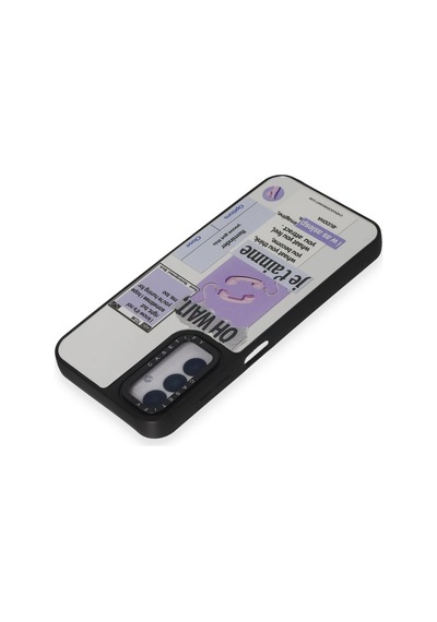 Uray Store Samsung Galaxy Uyumlu  M14 5g Kılıf Mirror Desenli Kapak - Mirror - 4