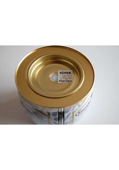 Karabacak Siyah Zeytin Süper Boy 2 Kğ Teneke Kutu 350-380 Kalibre