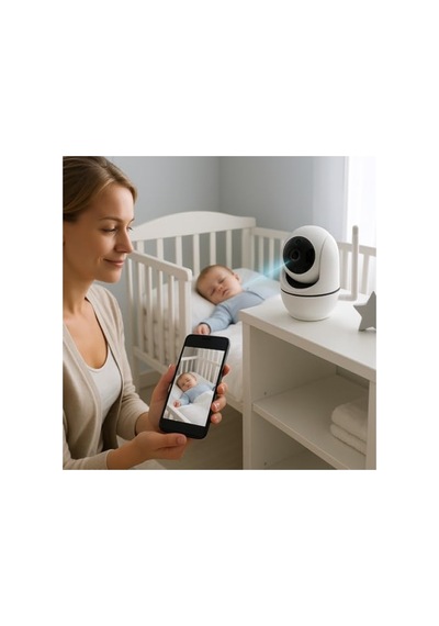 360 Görüş Açılı Wi-fi Güvenlik Kamerası - Gece Görüş Özelliği
