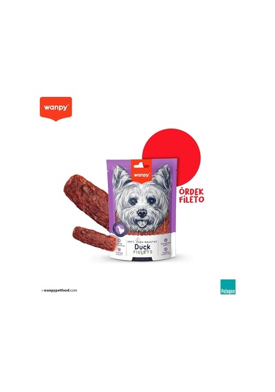 Ayrex Wanpy Oven Roasted Gerçek Ördek Fileto 100 G Köpek Ödülü, Küçük Köpekler