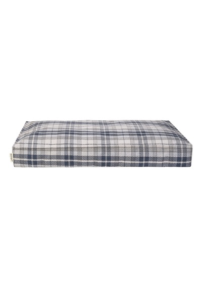 Hnrlıshp Pet Comfort Lima Mavi Kareli Köpek Yatağı M 90x60cm