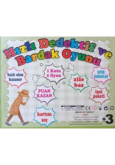 Saki Toys Hızlı Dedektif Ve Bardak Oyunu