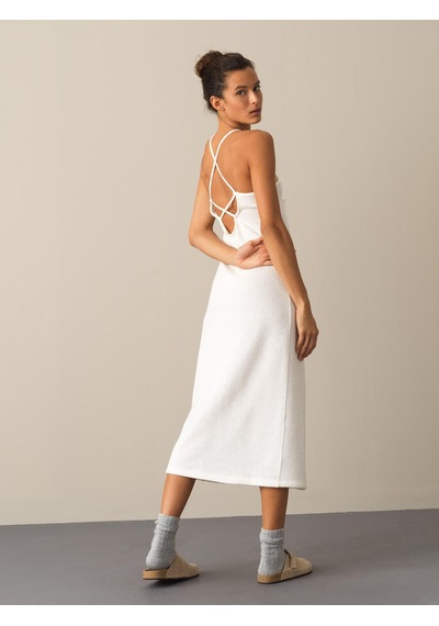 Xint Ekru Regular Fit Elbise 286107 Kırık Beyaz