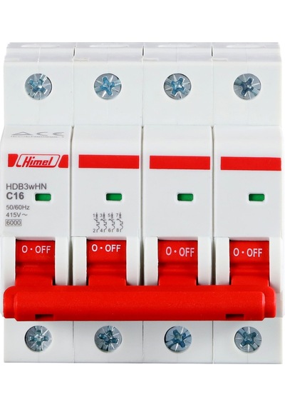 Himel 4x32a C 6ka Otomatik Sigorta