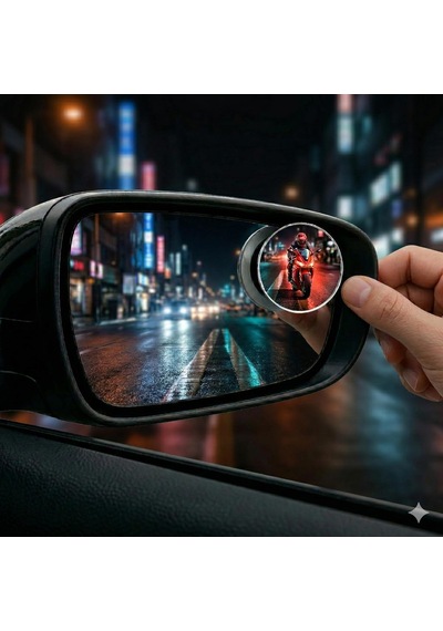 Vios Store Geniş Açılı Araç Kör Nokta Aynası - 2'li Set, Ayarlanabilir Dikiz Aynası Yardımcı Çerçevesiz Hd C