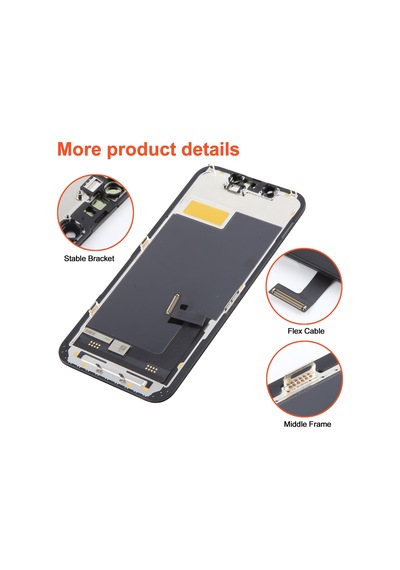 Apple Uyumlu iPhone 13 Mini İçin Rj Hücre İçi Lcd Ekran