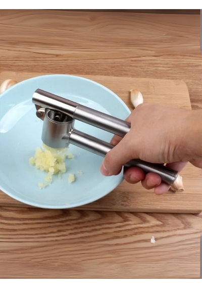 Paslanmaz Çelik Sarımsak Ezici Pratik Ve Dayanıklı Lüks Sarımsak Ezeceği, Ergonomik Mutfak Aparatı