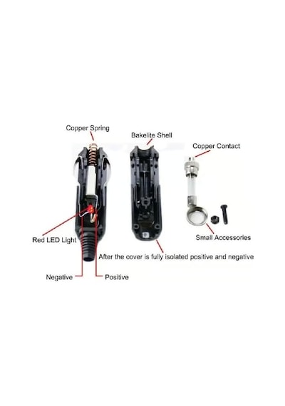 Araç Çakmak Girişli 30w 12v Led Ampul,lü E27 Duylu Anahtarlı Araç,karavan,kamp Seyyar Lamba 12/16a 2 X1,5mm Ttr Ba