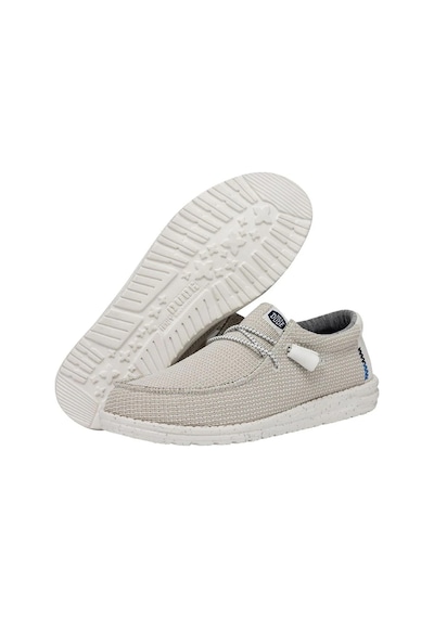 Whıte Sneaker Günlük Erkek Hd.40403 Hey Dude Wally Sport Mes Beyaz