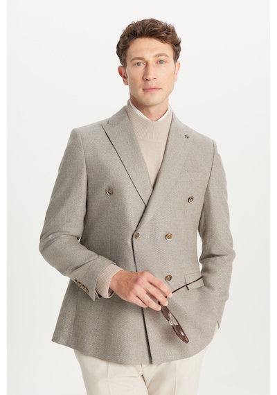 Altınyıldız Classıcs Erkek Bej Yünlü Slim Fit Kırlangıç Yaka Kapak Cepli Diagonal Desenli Blazer Kruvaze Ceket Altınyıldız Classıcs Erkek Bej Yünlü Slim Fit Kırlangıç Yaka Kapak Cepli Diagonal Desenli Blazer Kruvaze Ceket
