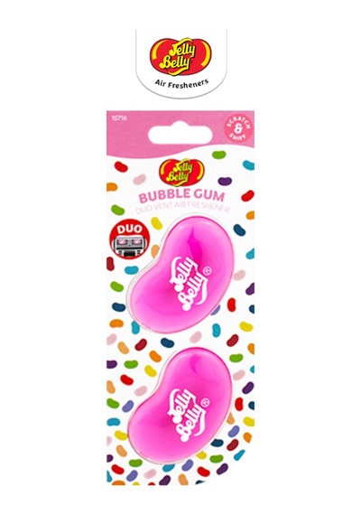 Jelly Belly Duovent Kalotifer Geçme Koku Bubblegum 14gr. Sakız, Keklik Üzümü, Vanilya, Portakal Arom