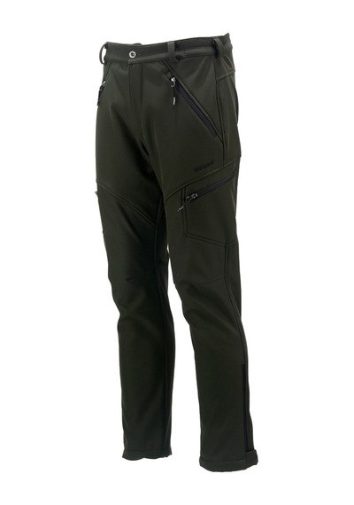 Erkek Soft Shell İçi Polarlı Outdoor Haki Pantolon 001
