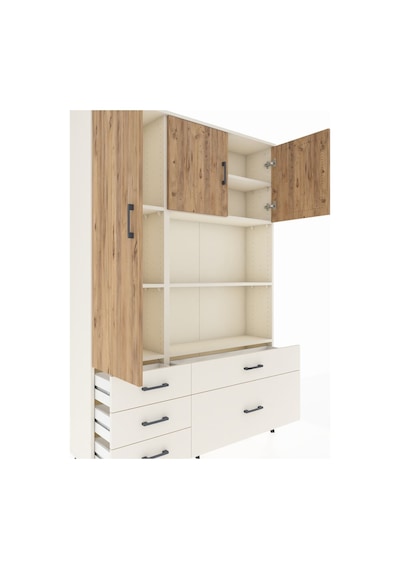 Arges Dolap 7 Raflı 5 Çekmeceli 3 Kapaklı 132x30x195 Aytaşı-çam/aytaşı Atlas Çam/aytası Arges Dolap 7 Raflı 5 Çekmeceli 3 Kapaklı 132x30x195 Aytaşı-çam/aytaşı Atlas Çam/aytası