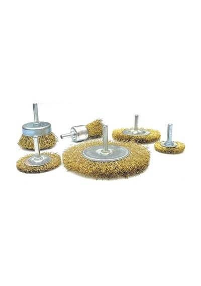 Bay-tec Tel Fırça Seti Saçaklı 6lı Set