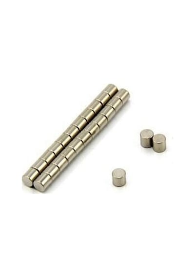 50 Adet Çap 3Mm X Kalınlık 3Mm Yuvarlak Güçlü Neodyum Mıknatıs