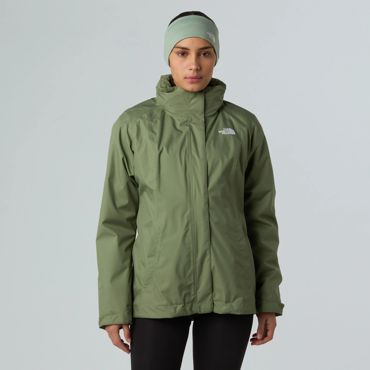 The North Face W Evolve Ii Triclimate Jacket - Eu Kadın Mont-30606 Yeşil