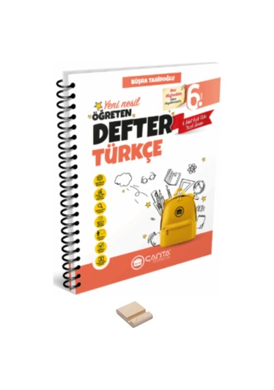 6. Sınıf Türkçe Öğreten Defter Ve Telefon Standı