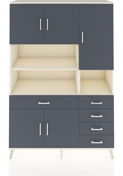 Hyperion Dolap 9 Raflı 5 Çekmeceli 5 Kapaklı 132x44x195 Aytaşı-antrasit/antrasit Antrasıt/antrasıt Hyperion Dolap 9 Raflı 5 Çekmeceli 5 Kapaklı 132x44x195 Aytaşı-antrasit/antrasit Antrasıt/antrasıt