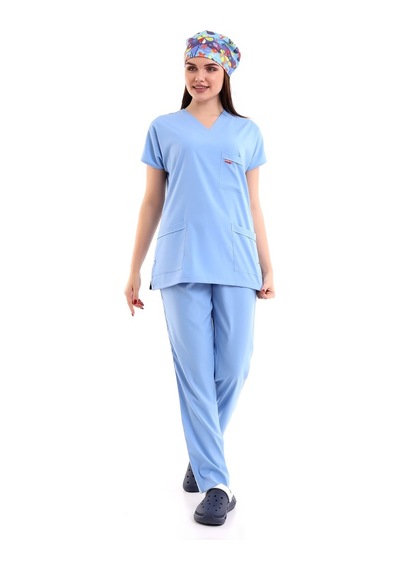 Bflex Soft Yarasa Kol Takım - 6413 Açık Mavi-7229