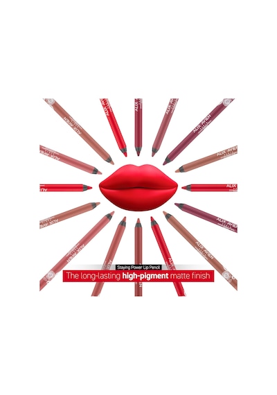 Suya Dayanıklı Uzun Süre Kalıcı Yumuşak Dudak Kalemi - Staying Power Lip Pencil 54 Spicy Terracotta Diğer