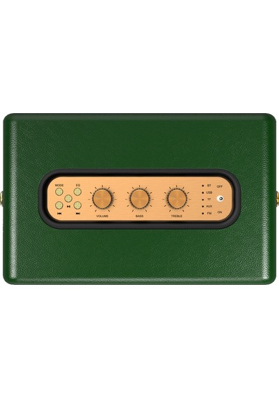 Linktech M407 Premium Retro 50 W Bluetooth Hoparlör + 2 Adet Mikrofon
