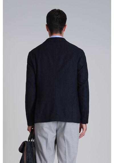 Lufian Erkek Dor Spor Slim Fit Blazer Ceket 112140204 Lacivert Lacivert