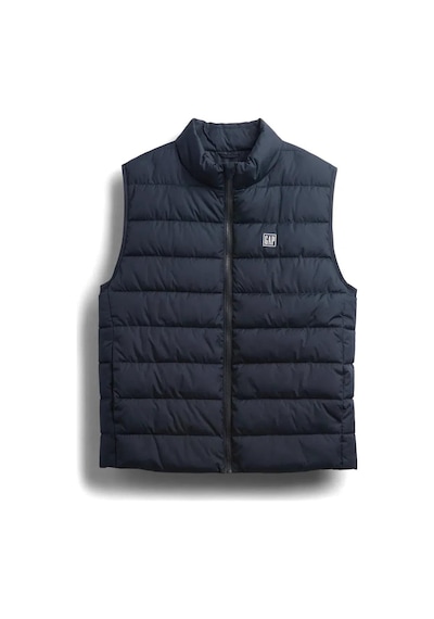Gap 790584001 V-frch Logo Ltwt Puffer Vest Erkek Yelek Lacivert