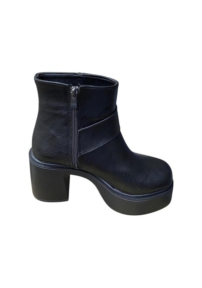 Miçe Shoes Kadın Platfrom Bot Siyah Tokalı - 796653832 Siyah Tokalı