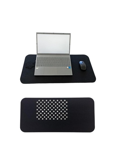 Ayrex Keçe Masa Üstü Mouse Pad Ve Bilgisayar Düzenleyici 70x32 Cm Antibakteriyel Mat, Doğal Keçe Mat, Masa Kor