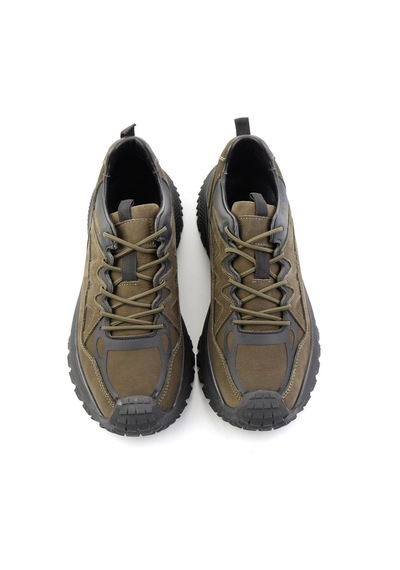 Bambi Haki Nubuk Hakiki Deri Erkek Sneaker E01018272101