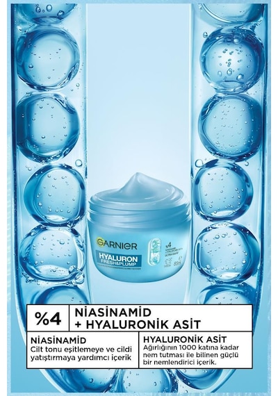 Hyaluron Fresh & Plump Dolgunlaştıran Nemlendirici Sorbe Yüz Kremi 85 Ml, Vegan & Cruelty Free 3600542663250-11233