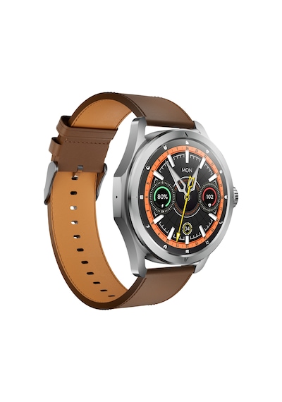 Kalobee Sk44 Business Amoled Ekran 3 Kordonlu Akıllı Saat İphone & Android Uyumlu,48 Mm Gümüş