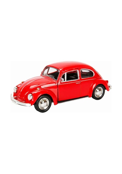 1:32 Rmz City Alman Klasikleri Serisi Die Cast Çek Bırak Model Araba - Kırmızı Volkswagen Beetle Kır