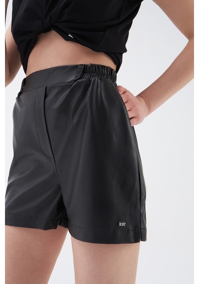 Regular Fit Kadın Şort siyah