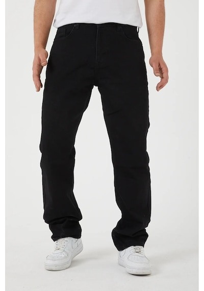 Erkek Siyah Baggy Pantolon Siyah