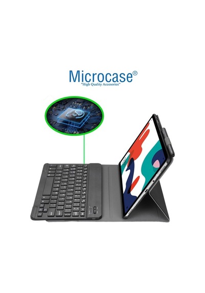 Huawei Uyumlu Matepad 10.4 Bah3-W09 Bluetooth Klavyeli Kılıf - Bkk1