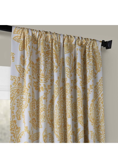 Boch-kc16072c-108 Karartma Perdesi 1 Panel , 50 X 108, Çay Zamanı Sarı Altın