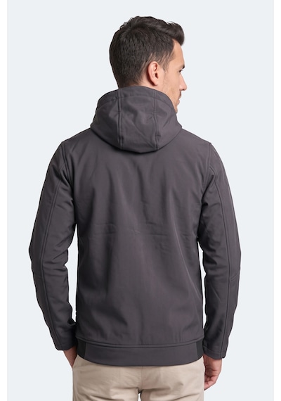 Slazenger Centra Erkek İçi Polarlı Rüzgar Ve Su Geçirmez Softshell Antrasit Mont & Kaban